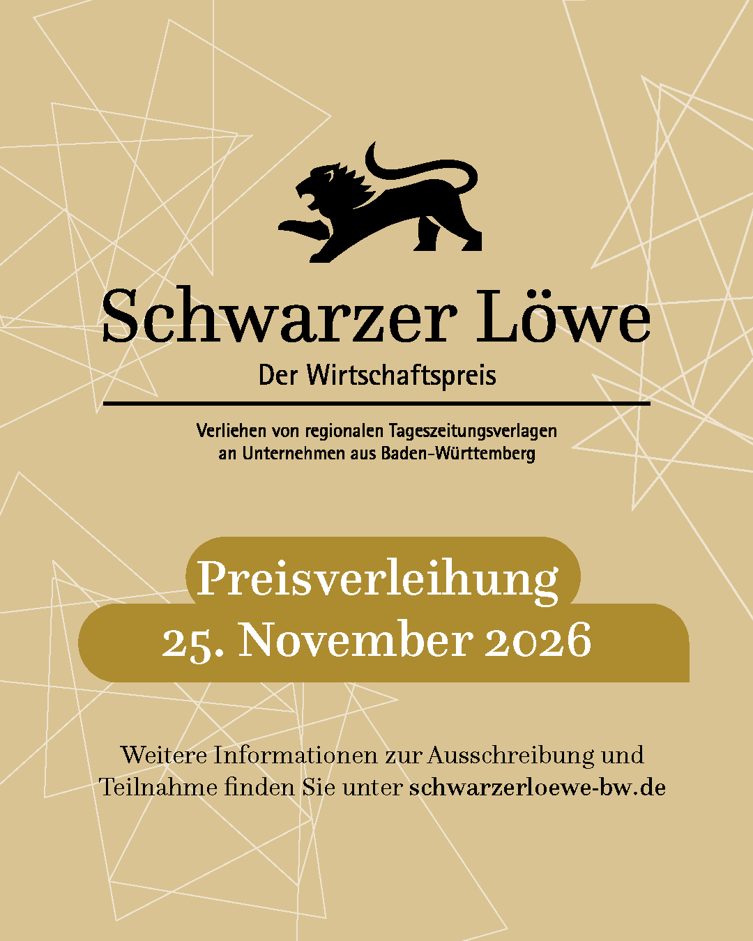Insta Quadrat 2026 - Schwarzer Löwe 2026