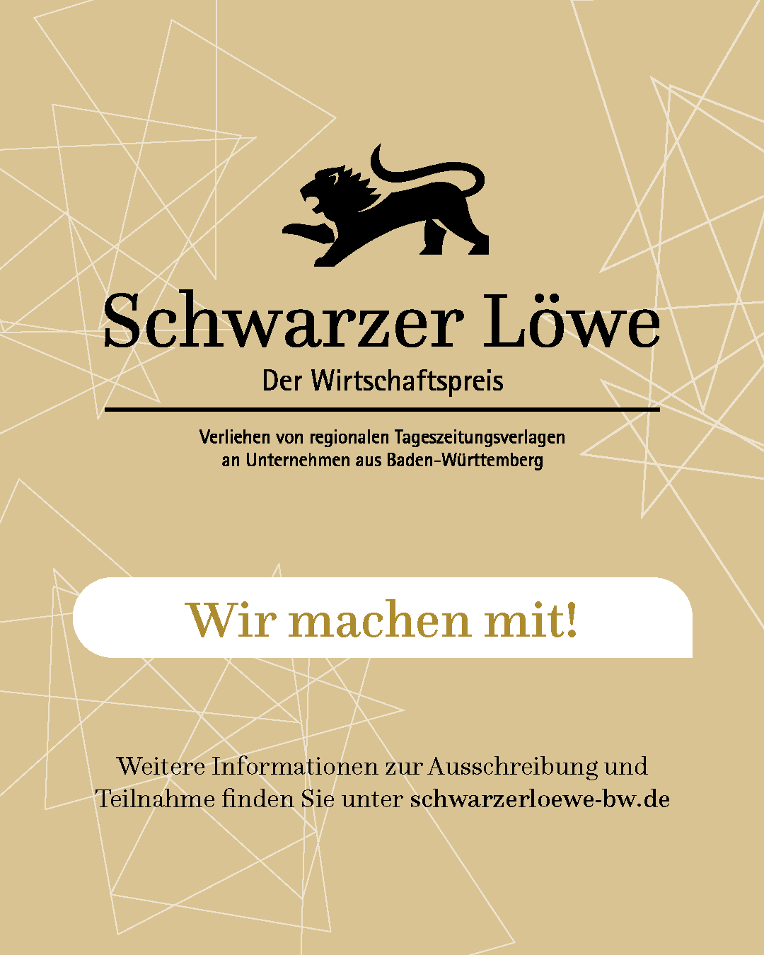 Insta Quadrat 2026 - Schwarzer Löwe 2026